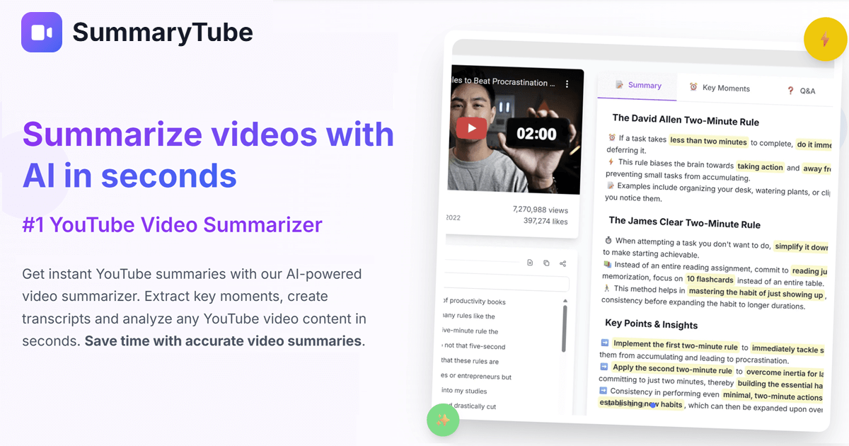 Smarter Watching in 2025: AI Tools to Summarize YouTube Videos ...