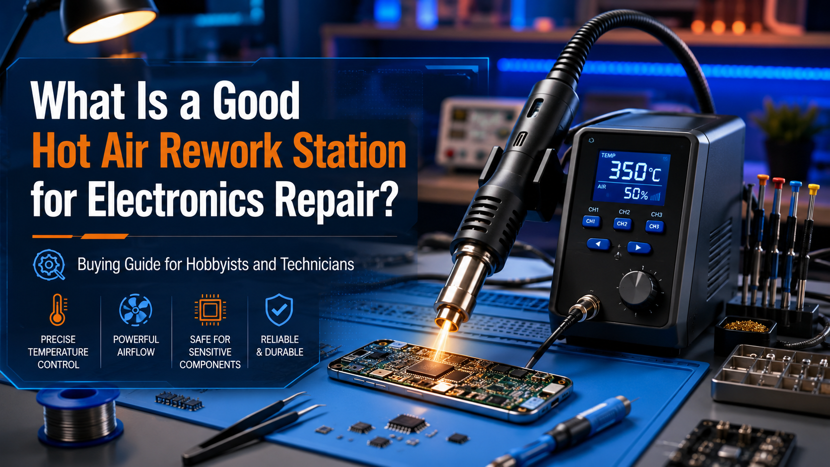 What Is a Good Hot Air Rework Station for Electronics Repair? - Vent ...